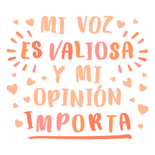 Mi opinión importa cita de garabato Diseño PNG