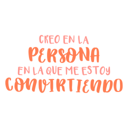 Person Spanish motivational quote PNG Design Transparent PNG