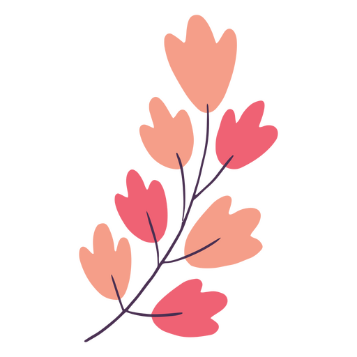boquet de flores vermelhas e rosa Desenho PNG