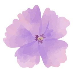 Pink and purple watercolor flower PNG Design Transparent PNG