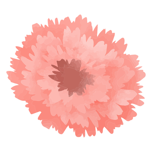 Flor de primavera rosa con textura Diseño PNG
