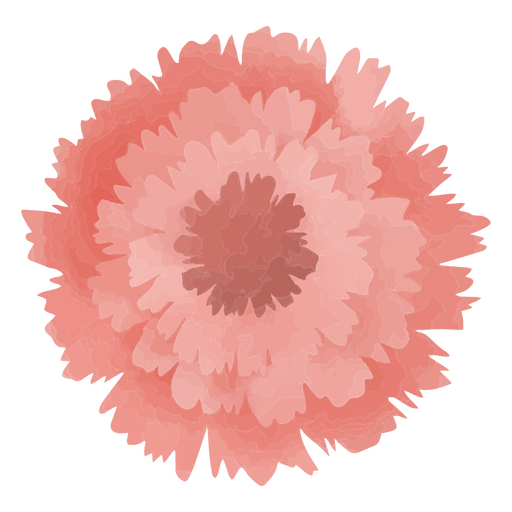 Flor texturizada primavera rosa Desenho PNG