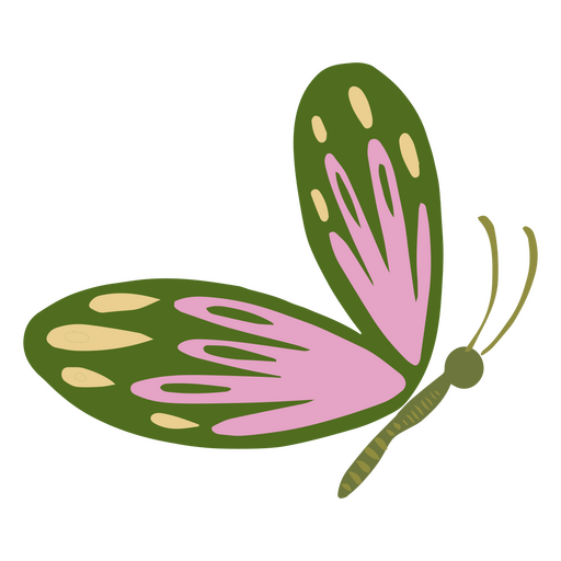 borboleta de ilustração de primavera Desenho PNG