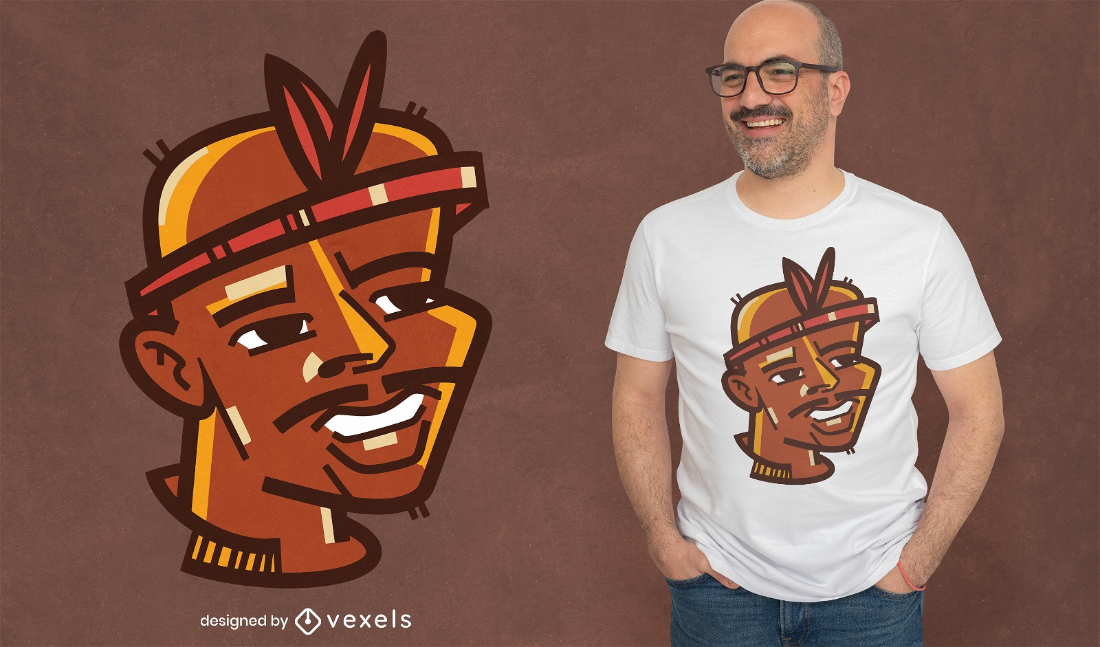 Diseño de camiseta de dibujos animados de hombre rapero