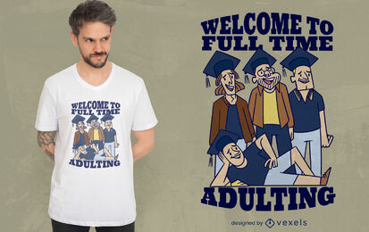 Gratulation Zitat T-Shirt-Design
