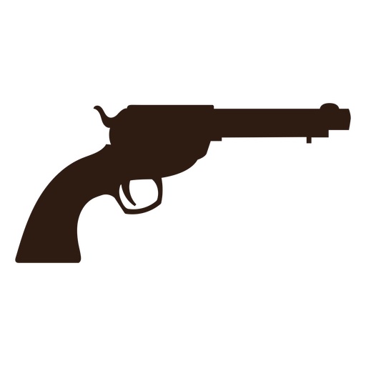 Old gun silhouette