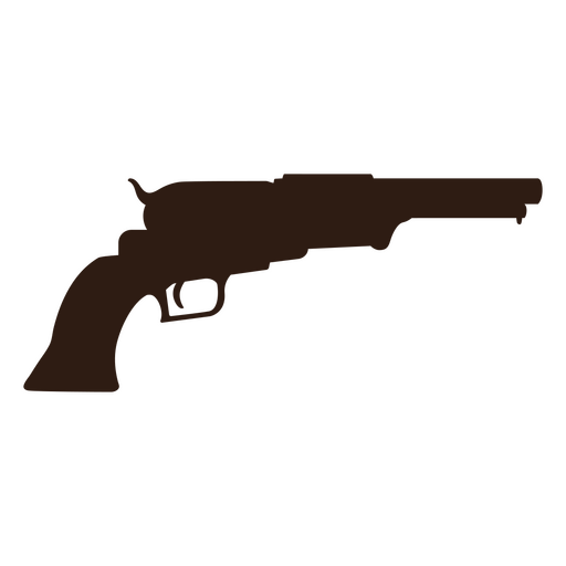 Firegun silhouette old PNG Design