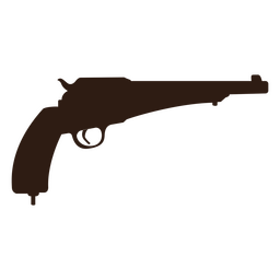 Pistola de silueta de pistola Diseño PNG