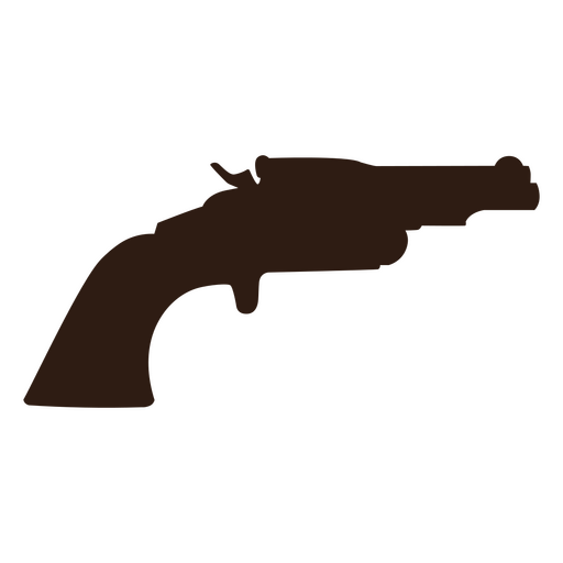 Pistol silhouette guns PNG Design