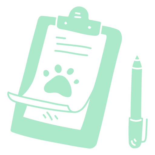 Vet Medical Clipboard PNG Design