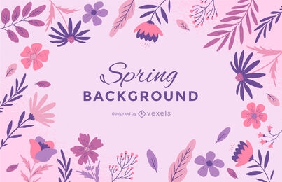 Spring background illustration
