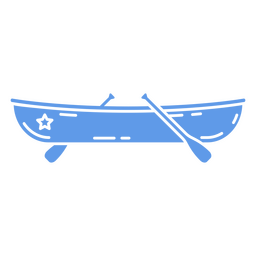Einfaches Wassersport-Kanu PNG-Design Transparent PNG