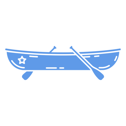 Simple water activity canoe PNG Design