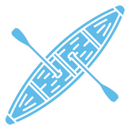 Einfaches Wasseraktivitätskajak PNG-Design