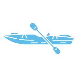 Einfaches Wassersportkajak PNG-Design
