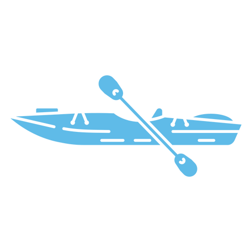 Kayak simple para deportes acu?ticos Diseño PNG