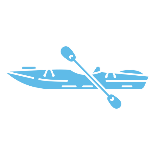 Kayak simple para deportes acuáticos Diseño PNG