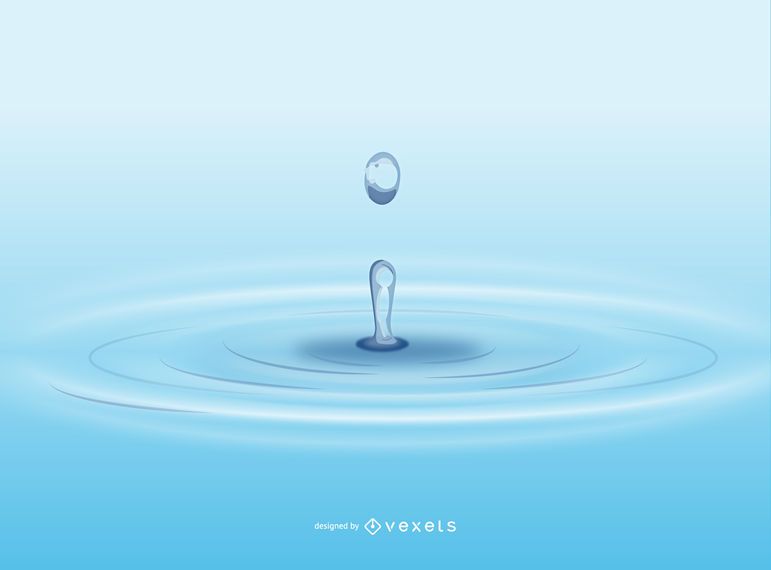 Realistic Water Drop Splash Realistic Water Drop Splash