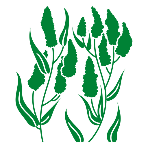 Pickerelweed monochromatic PNG Design