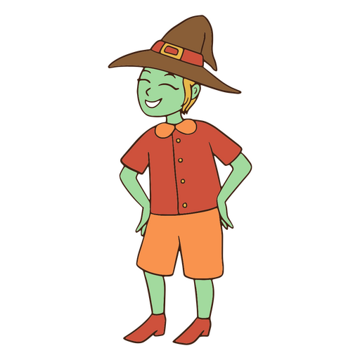 Personaje de brujo criatura m?gica Diseño PNG