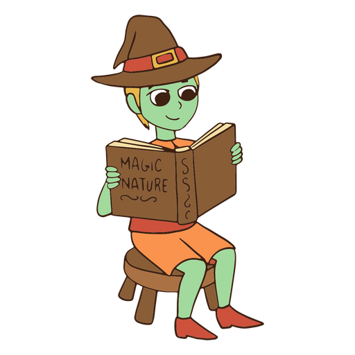 Warlock reading magic character