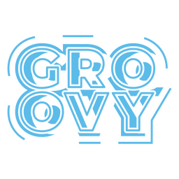 Citação de traçado preenchido Groovy Desenho PNG