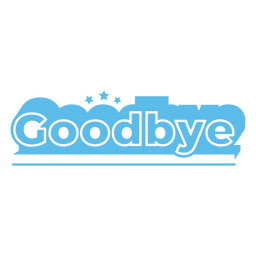 Adiós cita monocromática Diseño PNG