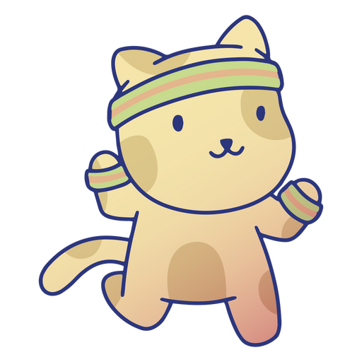 Cat sports character