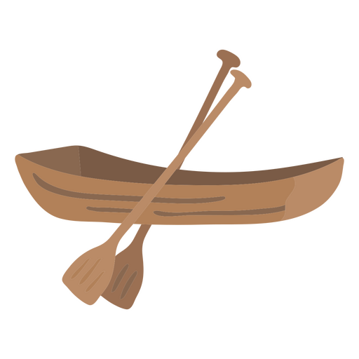 Canoa barco plano