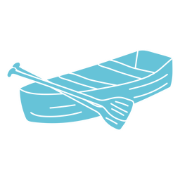 Canoe cut out boat PNG Design Transparent PNG