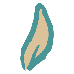 Primavera de garabato de hoja pequeña Diseño PNG