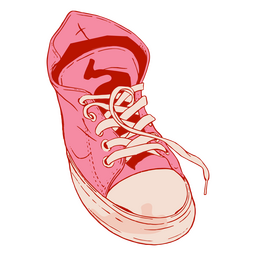 Pink dirty shoe Transparent PNG