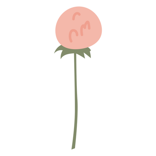 Dente de leão rosa Desenho PNG