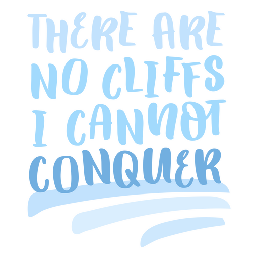 Positive affirmations flat quote conquer