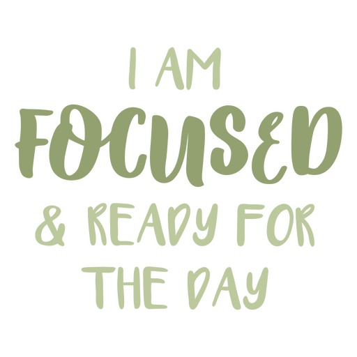 Positive affirmations flat quote ready PNG Design