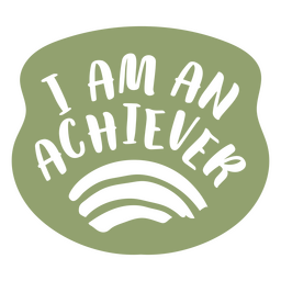 Positive Affirmationen schneiden Zitat-Leistungsträger aus PNG-Design