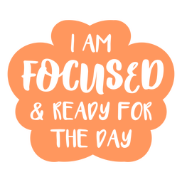 Positive affirmations cut out quote ready PNG Design