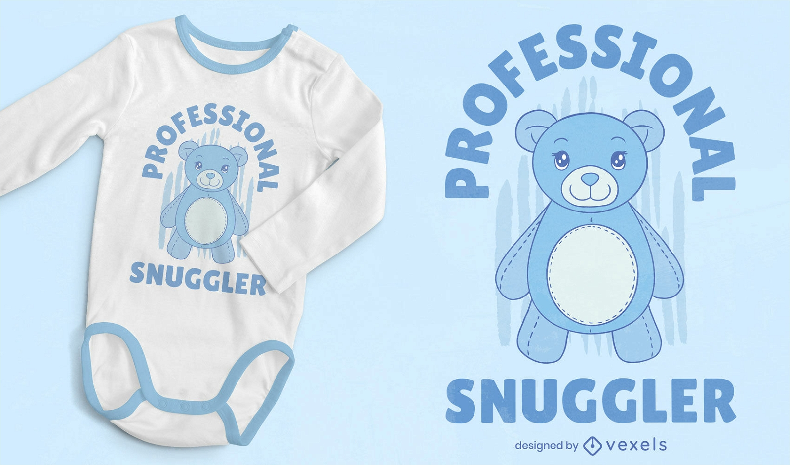 Teddy bear baby t-shirt design