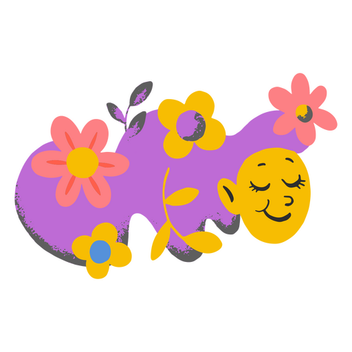 Verme roxo da primavera Desenho PNG