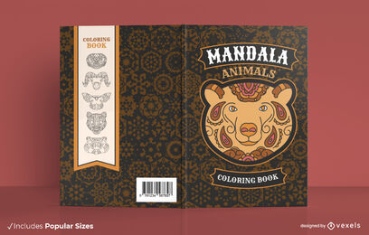 Mandala animals Book cover design