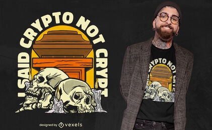 Funny crypto t-shirt design