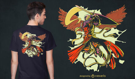Design de t-shirt Fightitng Saint Michael