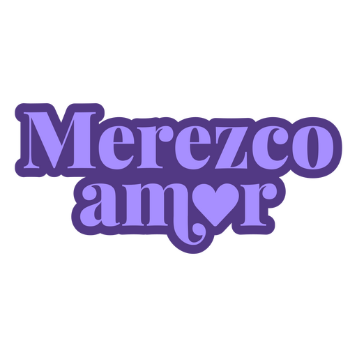 Afirmaci?n cita monocrom?tica en espa?ol merecen amor Diseño PNG