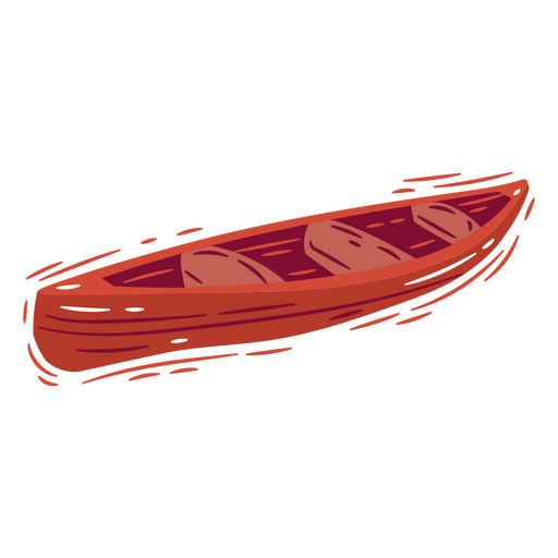 Kayak para deportes acu?ticos Diseño PNG