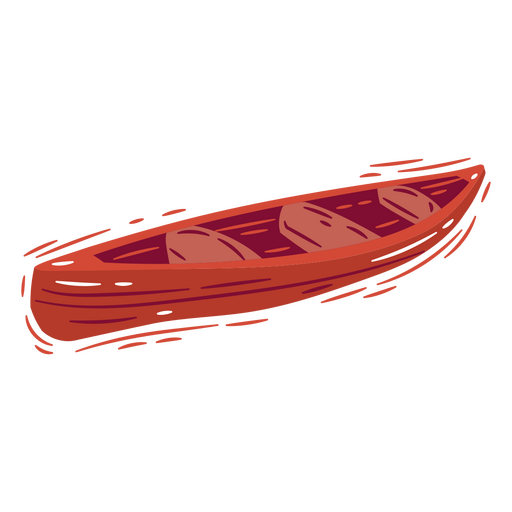 Kayak para deportes acuáticos Diseño PNG