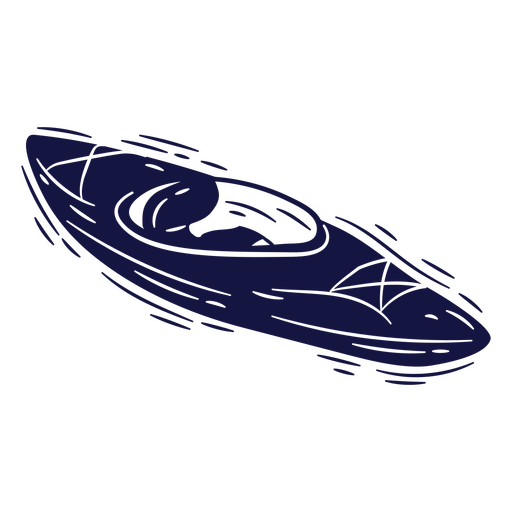 Water hobby kayak canoe PNG Design