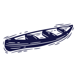 Water hobby canoe kayak PNG Design Transparent PNG