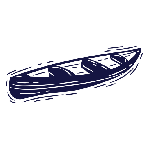 Canoa de agua hobby kayak Diseño PNG