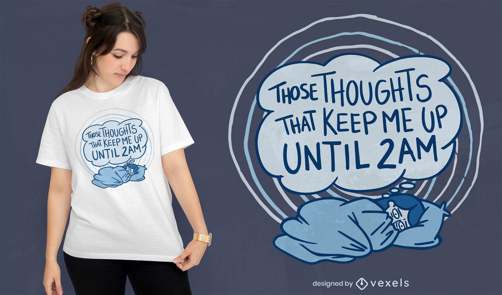 2am toughts t-shirt design