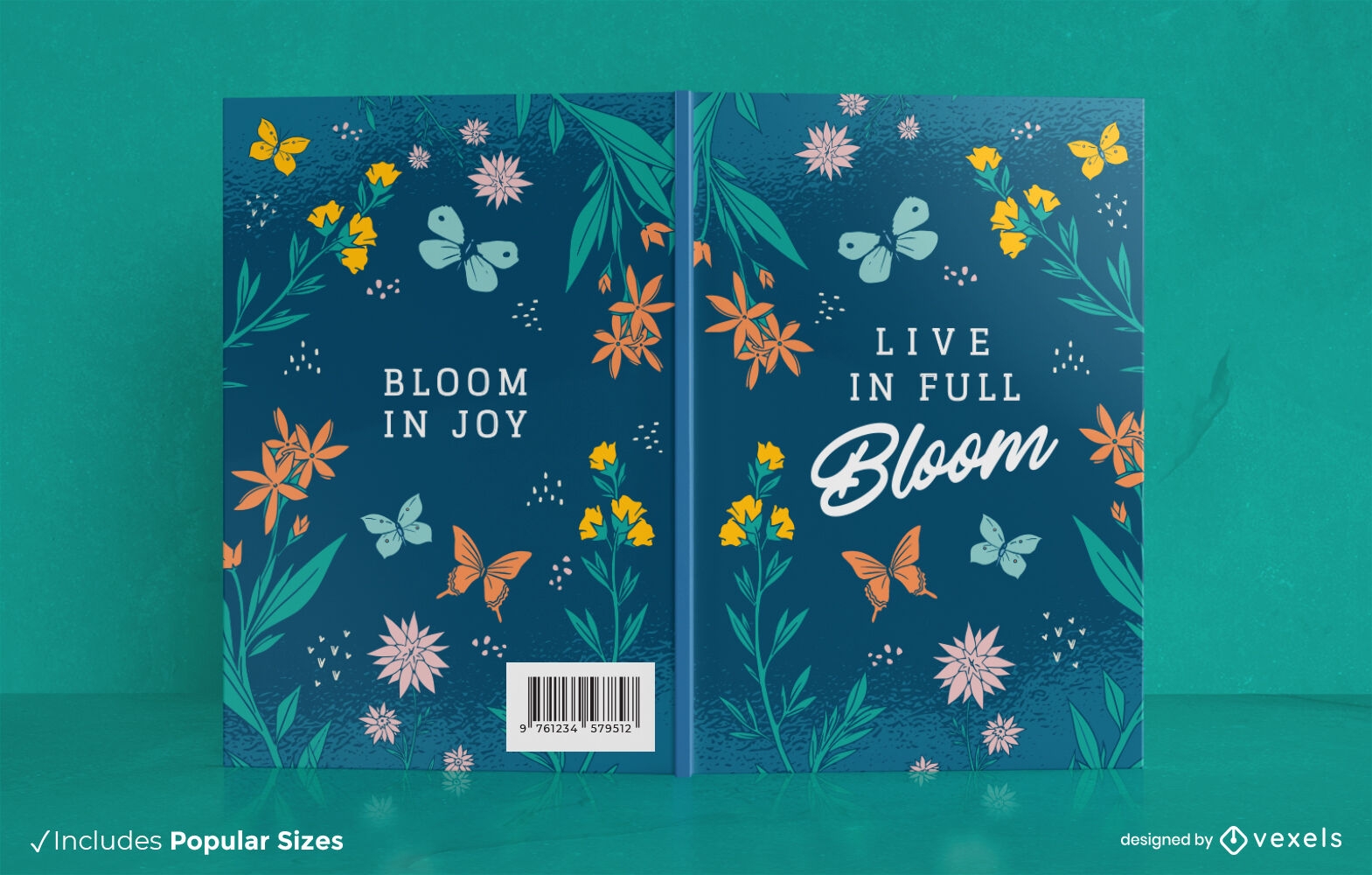 Spring bloom book cover design